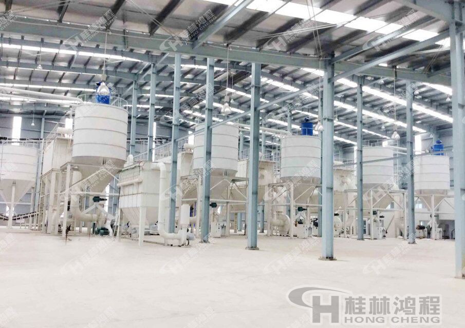 火力發(fā)電廠(chǎng)脫硫石粉HCH超細(xì)環(huán)輥磨粉機(jī)